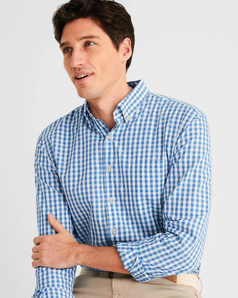 Abner Button Up Shirt- Oceanside - Image 3