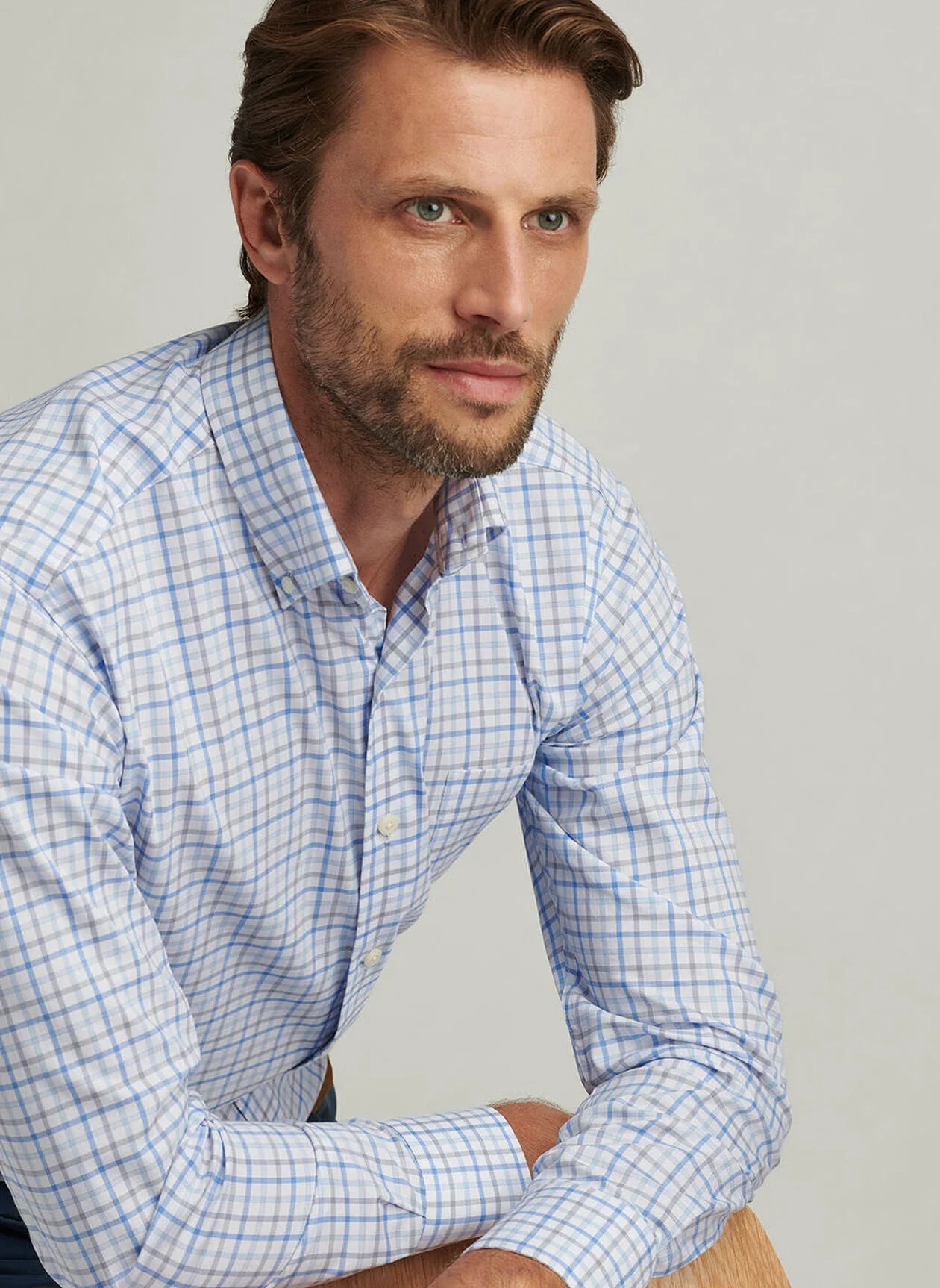 Calgary Crown Lite Cotton-Stretch Sport Shirt - Image 4