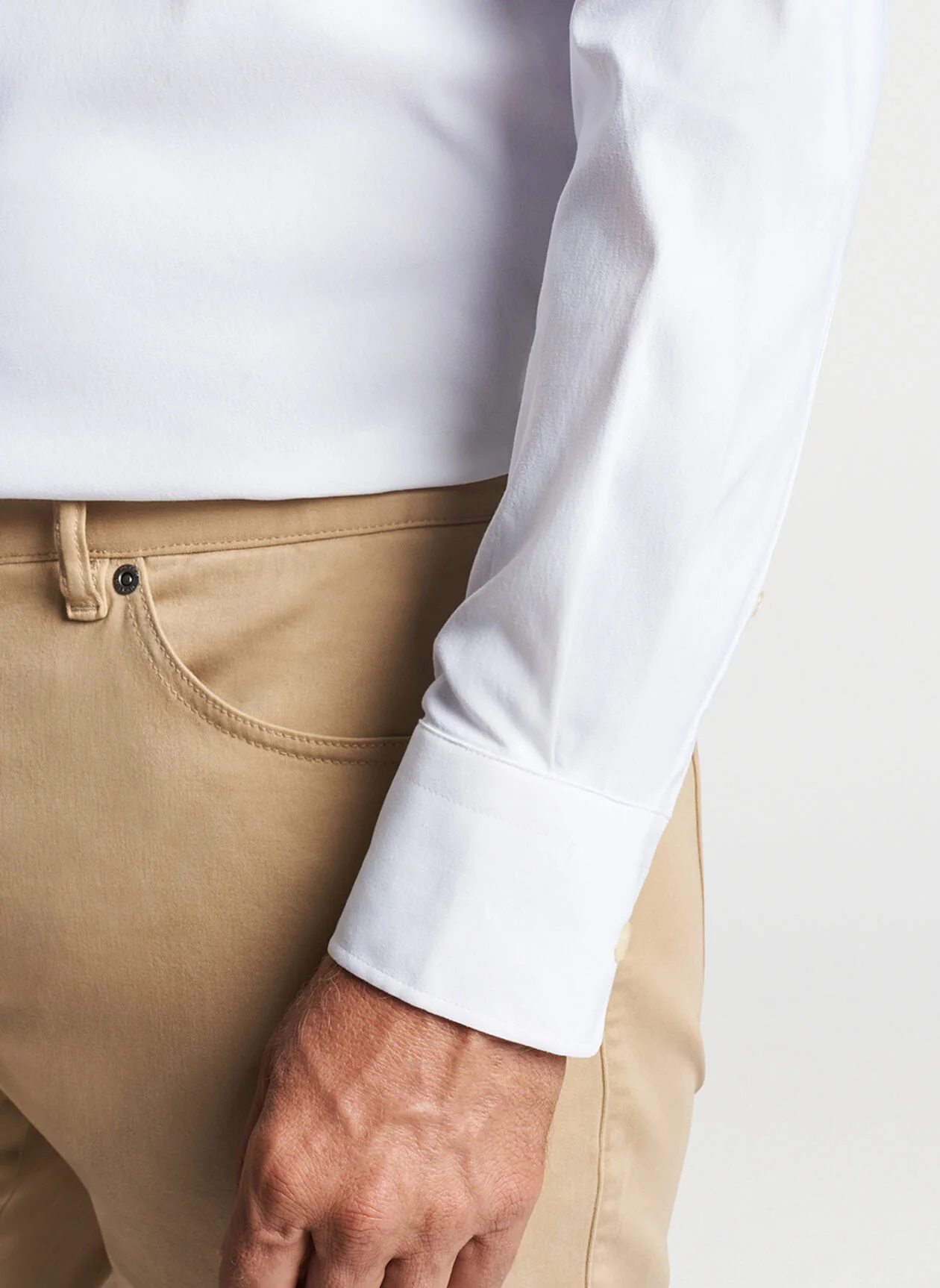 Collins Performance Oxford Sport Shirt - White - Image 4