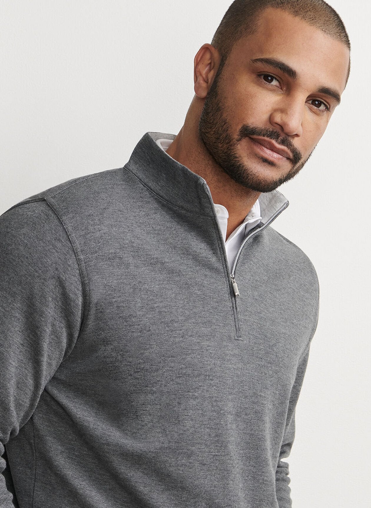 Crown Comfort Pullover by Peter Millar - Charcoal - Image 4