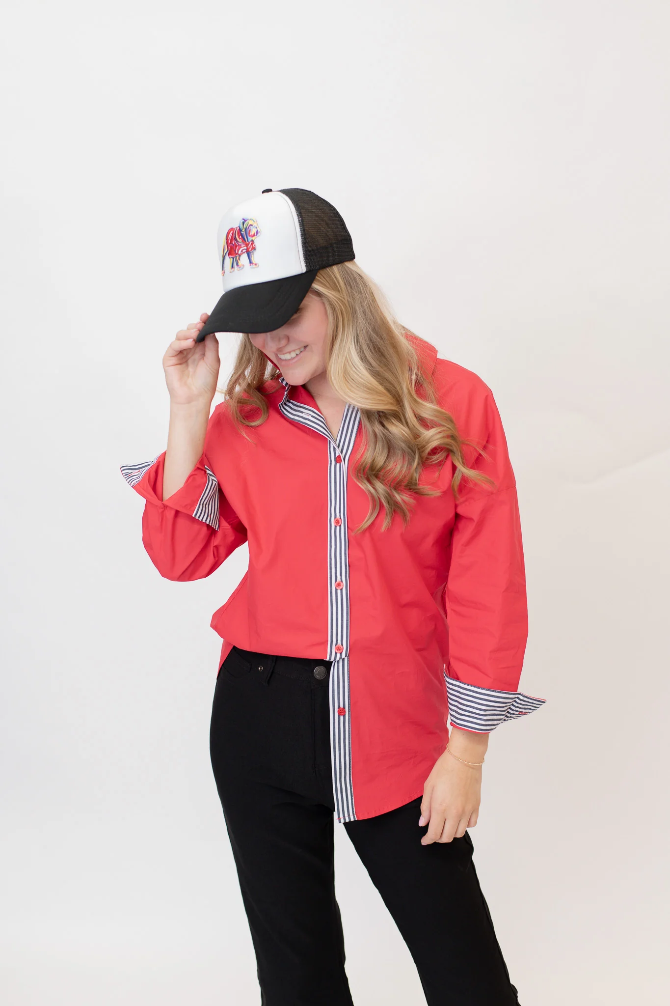 Embroidered Patch Dawg Trucker Hat - Two Colors - Image 4