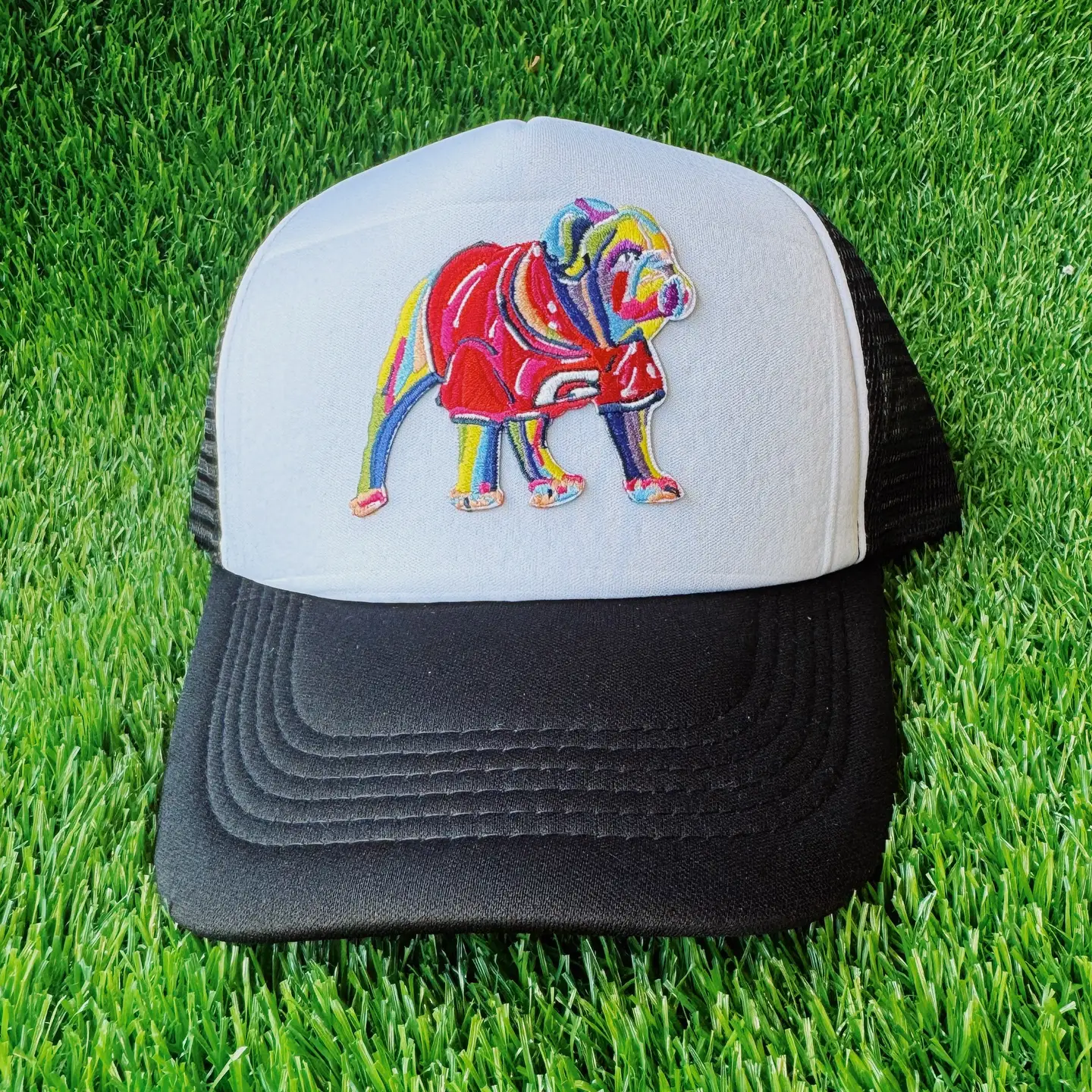 Embroidered Patch Dawg Trucker Hat - Two Colors - Image 7