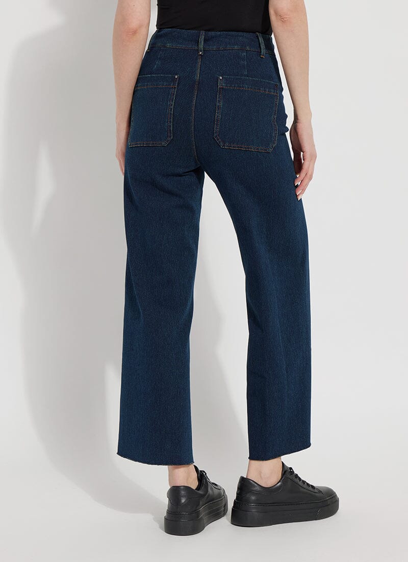 Erin Wide Leg Denim Pant- Two Colors - Image 4