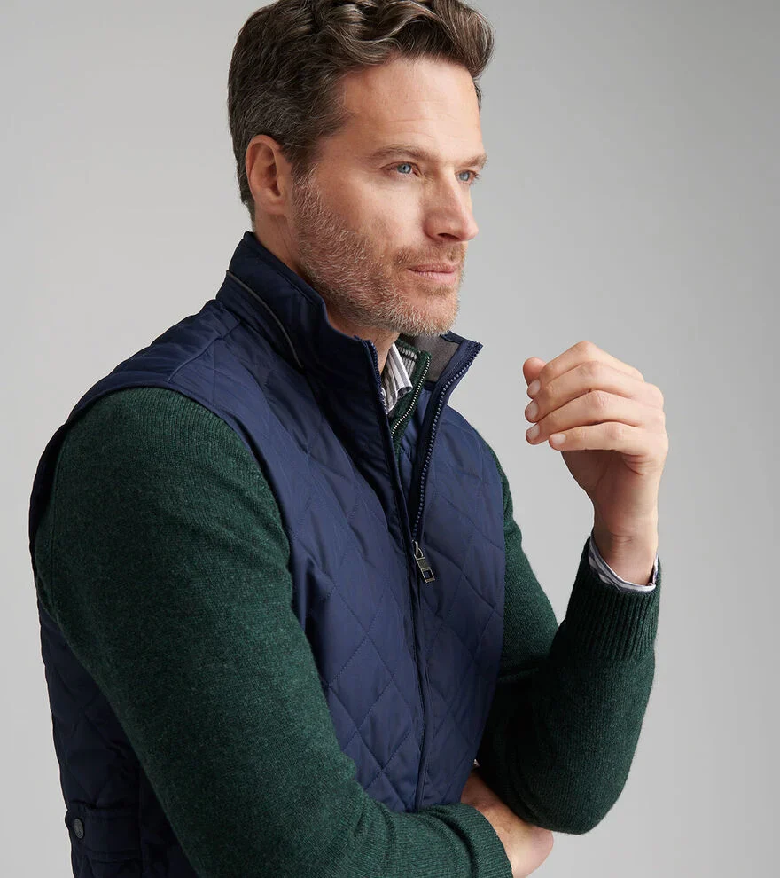 Essex Vest by Peter Millar - Navy - Image 5