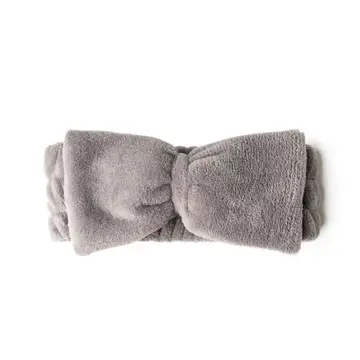 Lemon Lavender Take A Bow Ultra Plush Spa Headband - Image 3