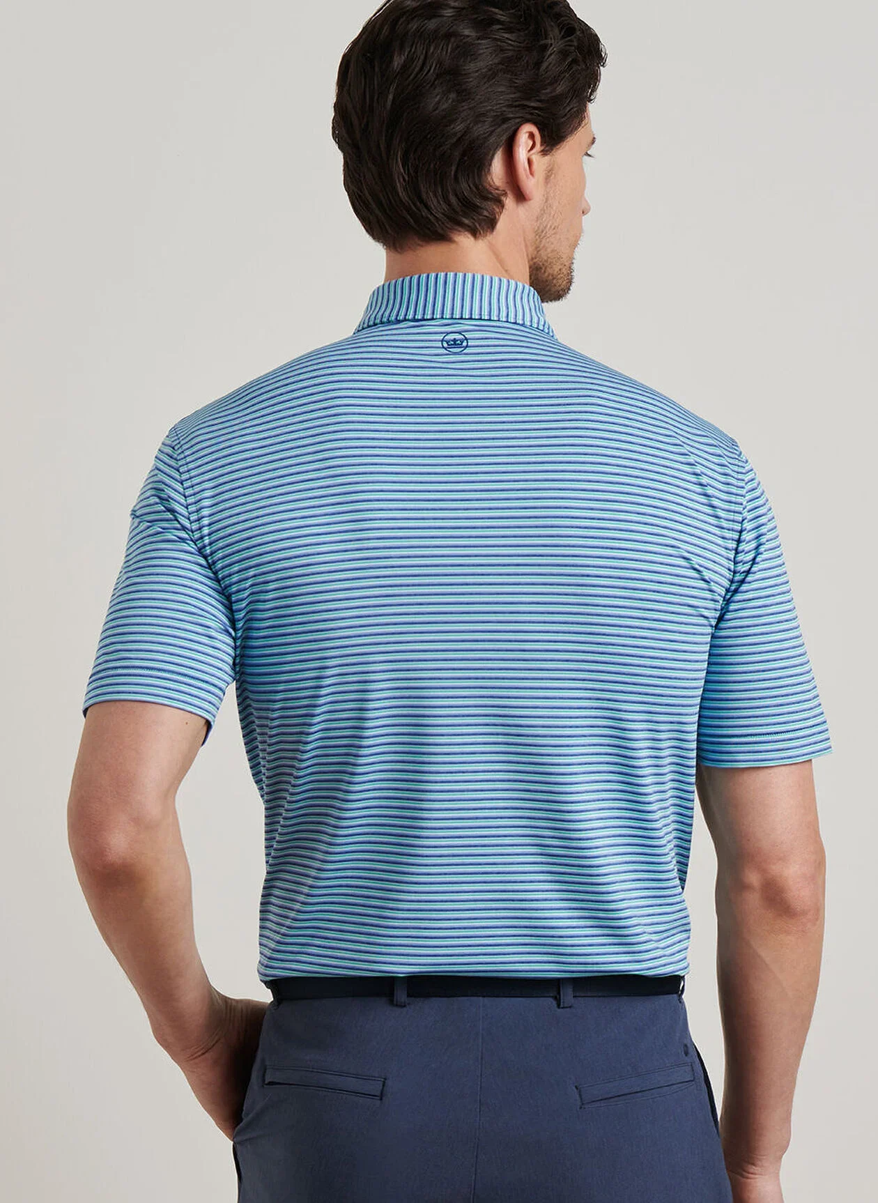 Lenway Performance Jersey Polo by Peter Millar - Sports Navy - Image 4