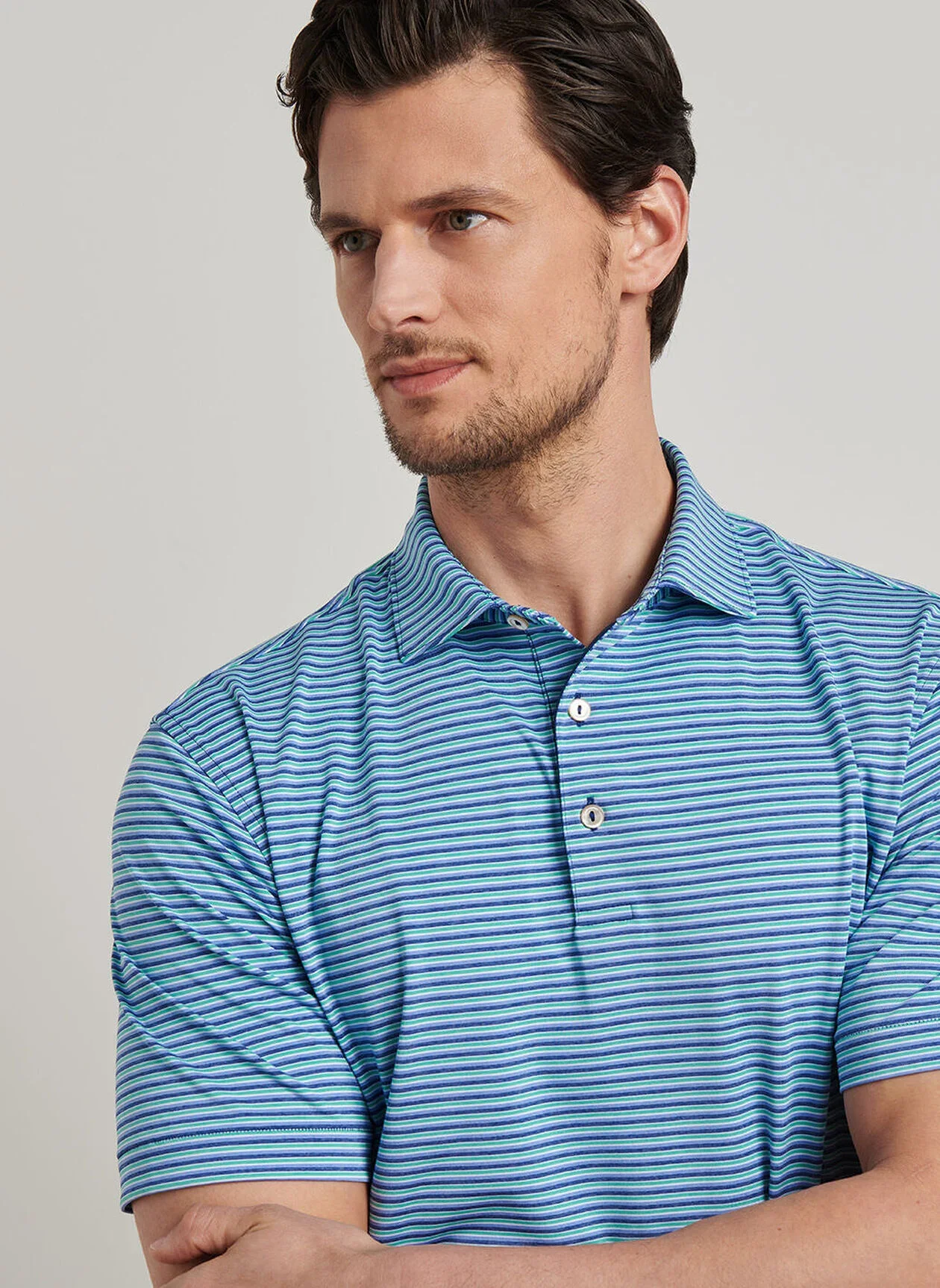 Lenway Performance Jersey Polo by Peter Millar - Sports Navy - Image 6