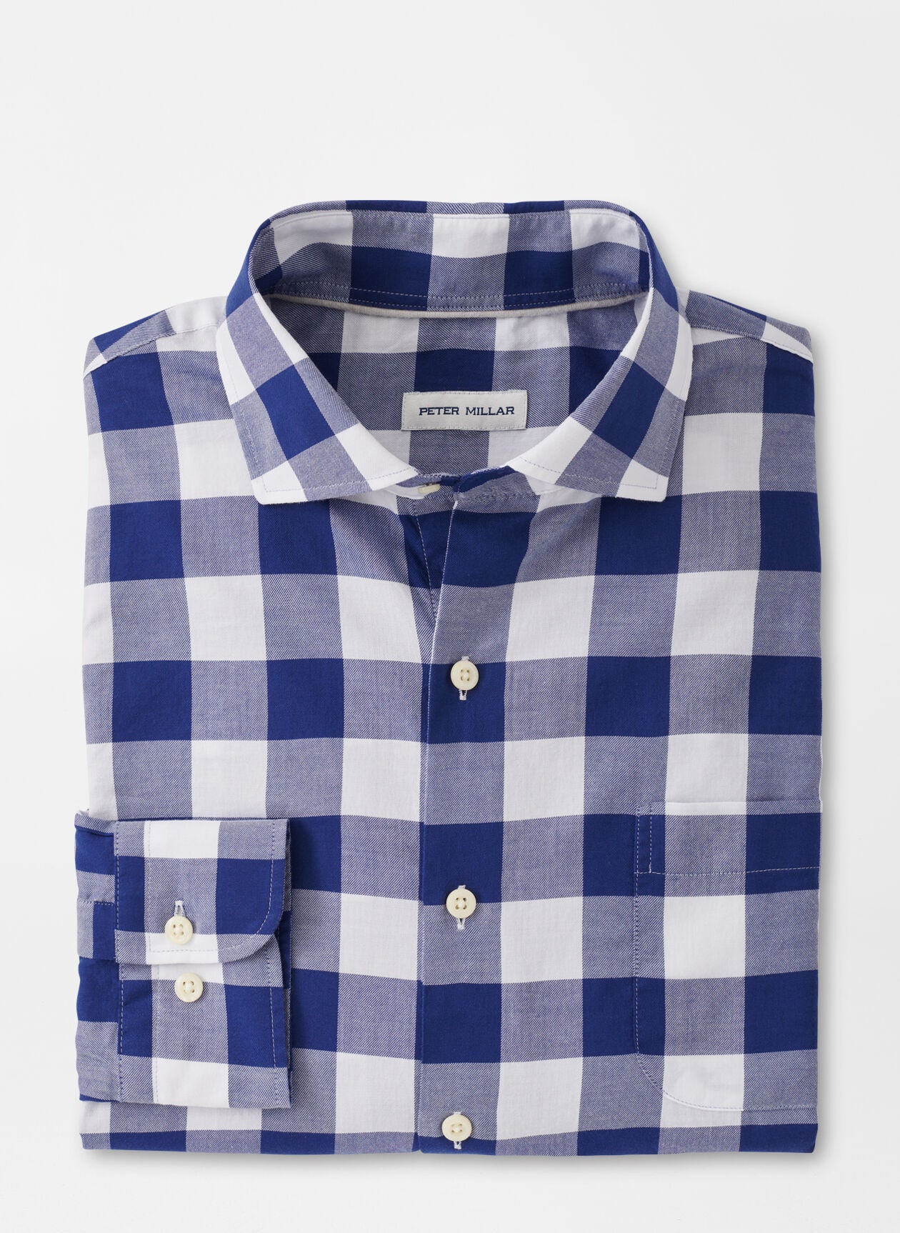 Oakbrook Summer Soft Cotton Sport Shirt- Atlantic Blue - Image 3