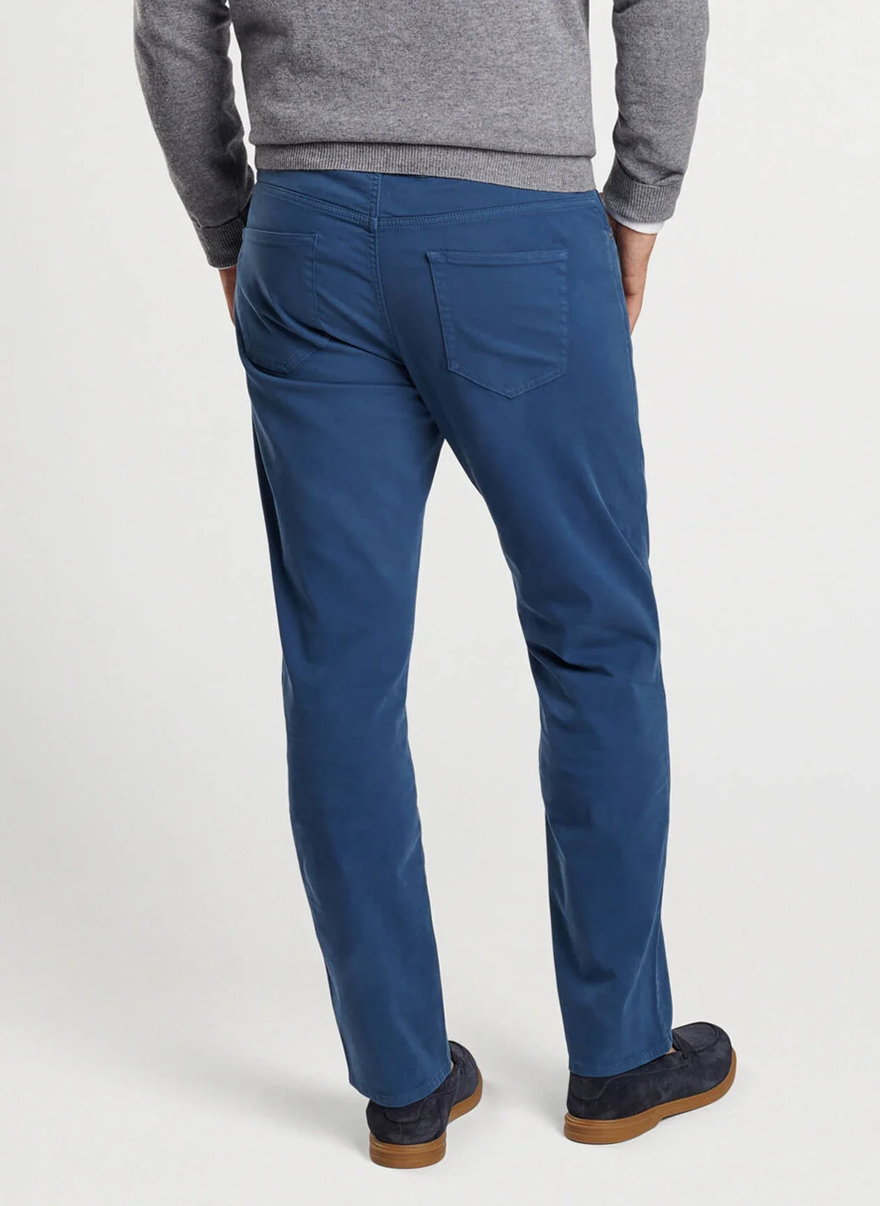 Peter Millar Signature Sateen Five-Pocket Pant - Navy - Image 3