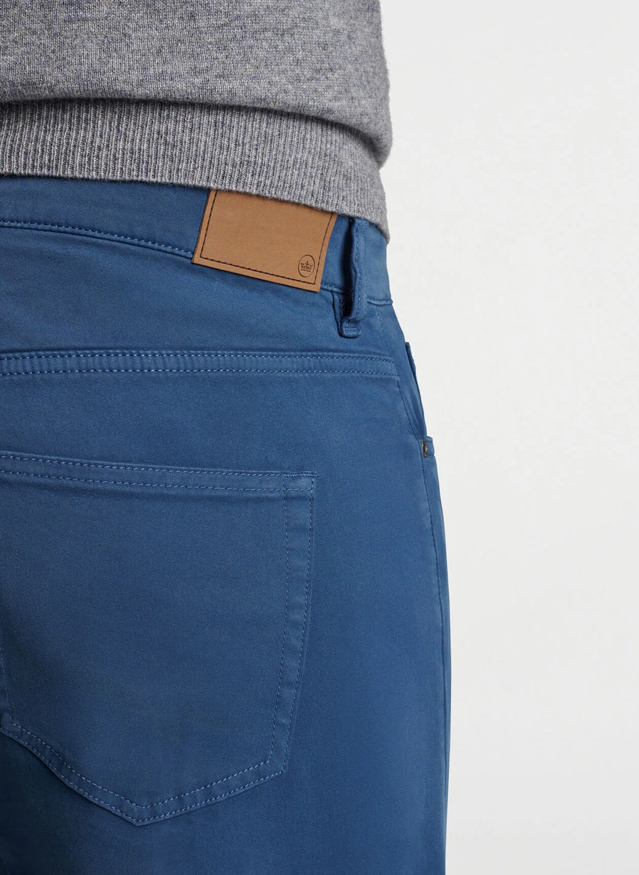 Peter Millar Signature Sateen Five-Pocket Pant - Navy - Image 4