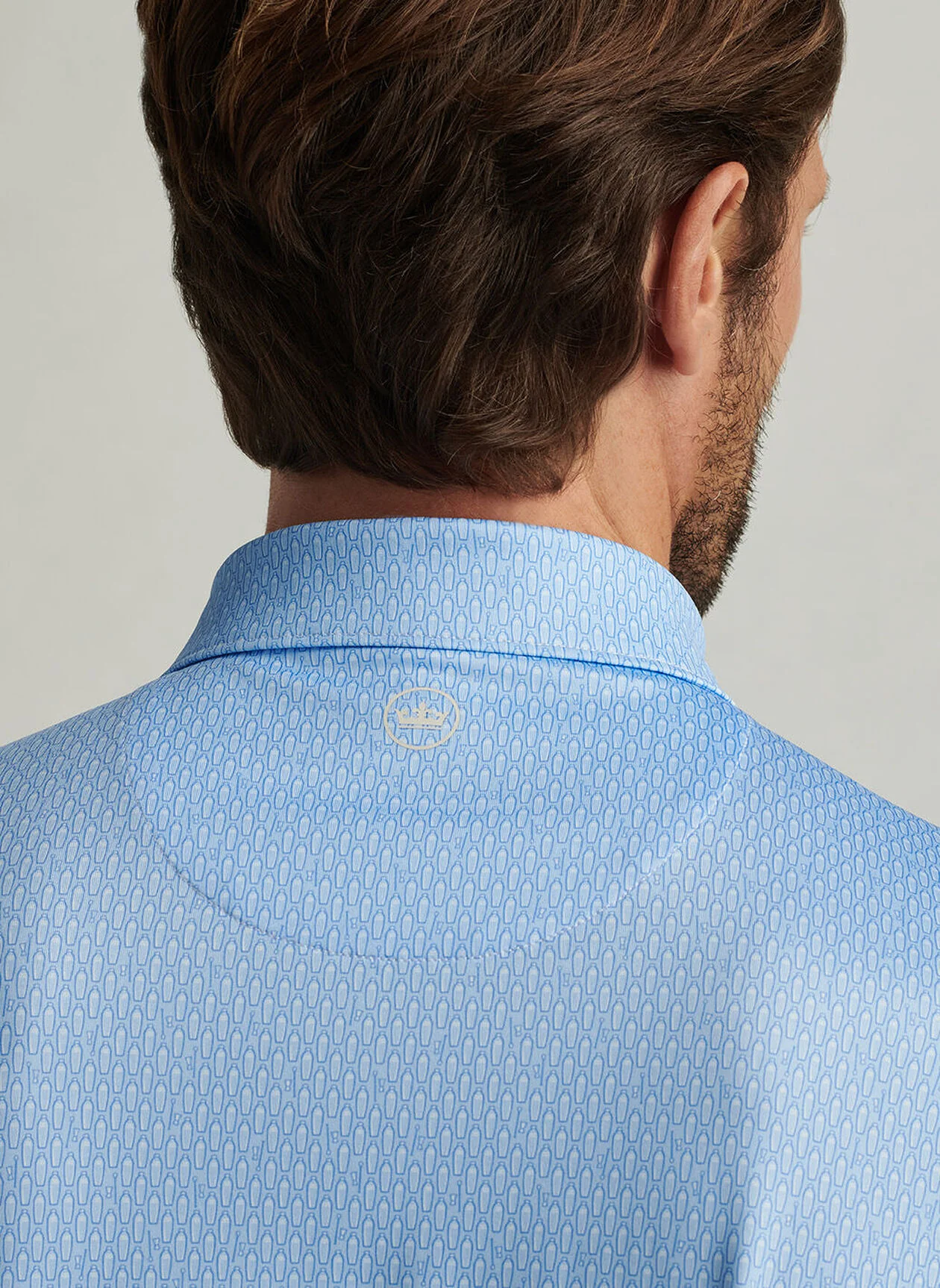 Shake It Up Performance Jersey Polo by Peter Millar - Cottage Blue - Image 4