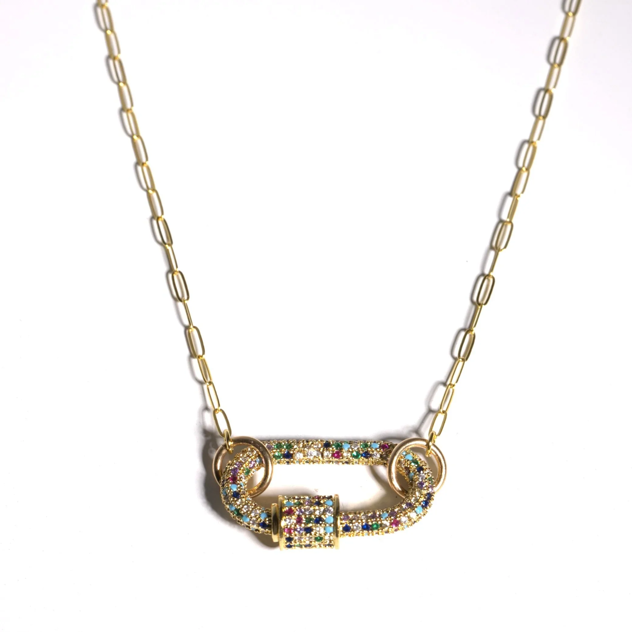 Skinny Link Carabiner Chain - Image 3