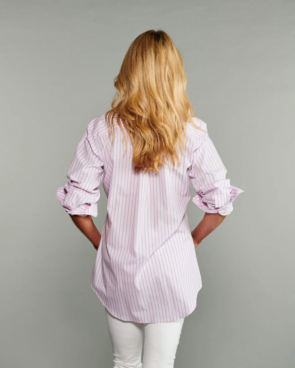 The His and Hers Shirt- Punch Pink Stripe - Image 3