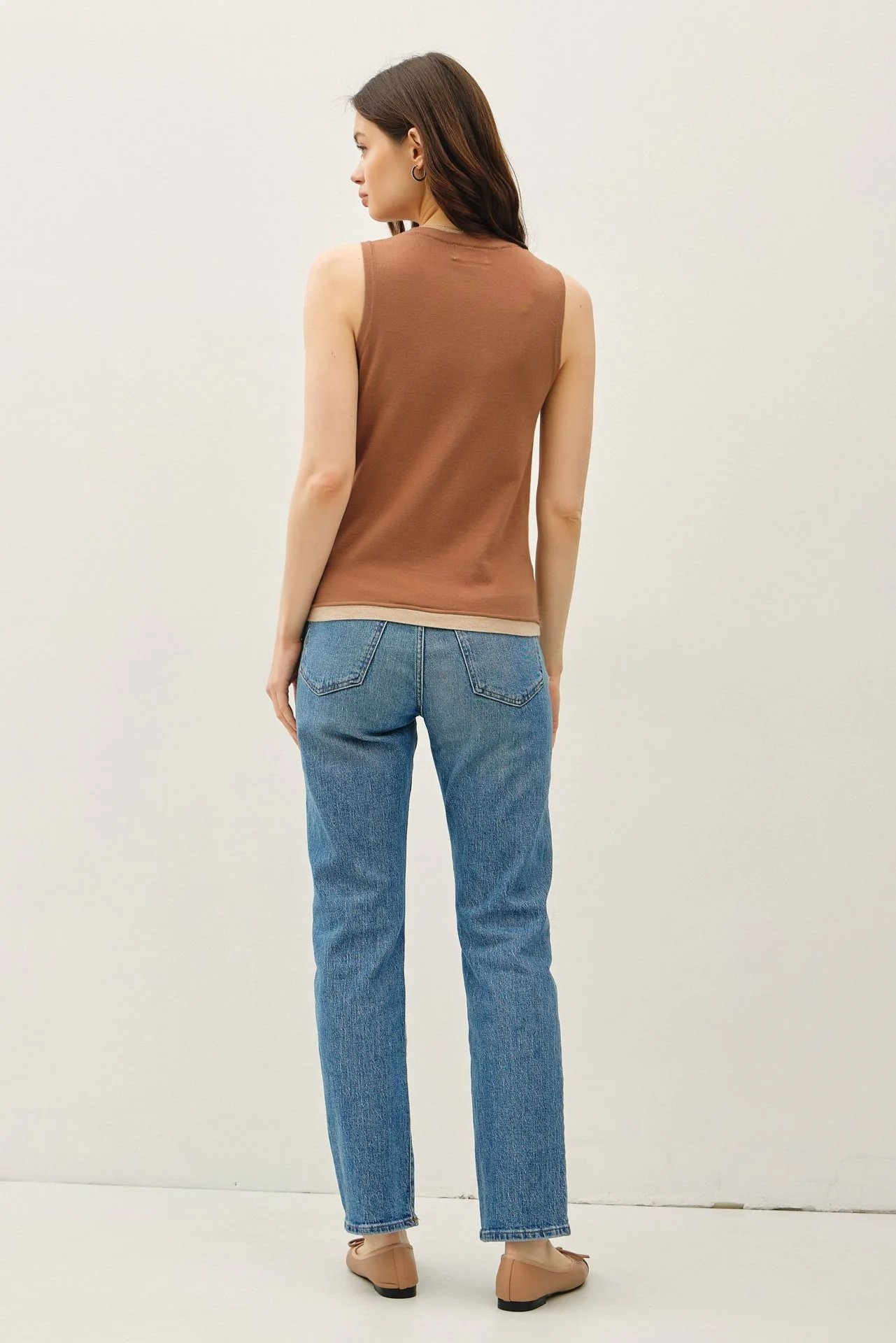 The Kelly Faux Layered Sweater Tank - Three Colors - Image 5