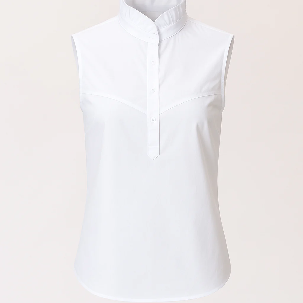 The Rosie Ruffle Tank - White - Image 3