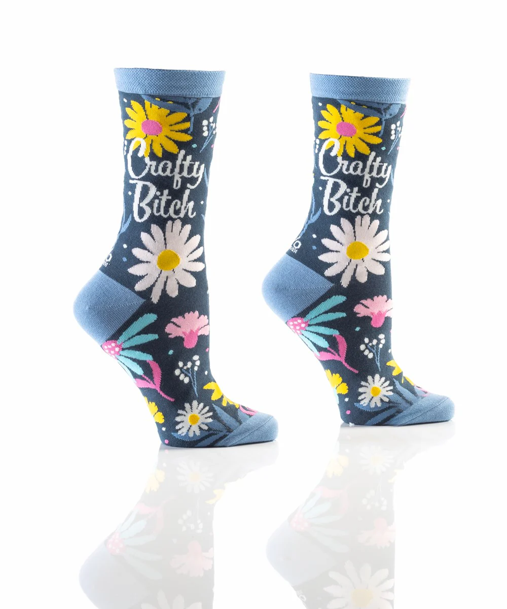 Women's Crew Sock- Multiple Patterns - Image 5
